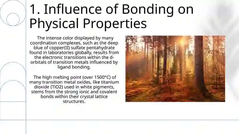 Influence of Bonding on Properties 3