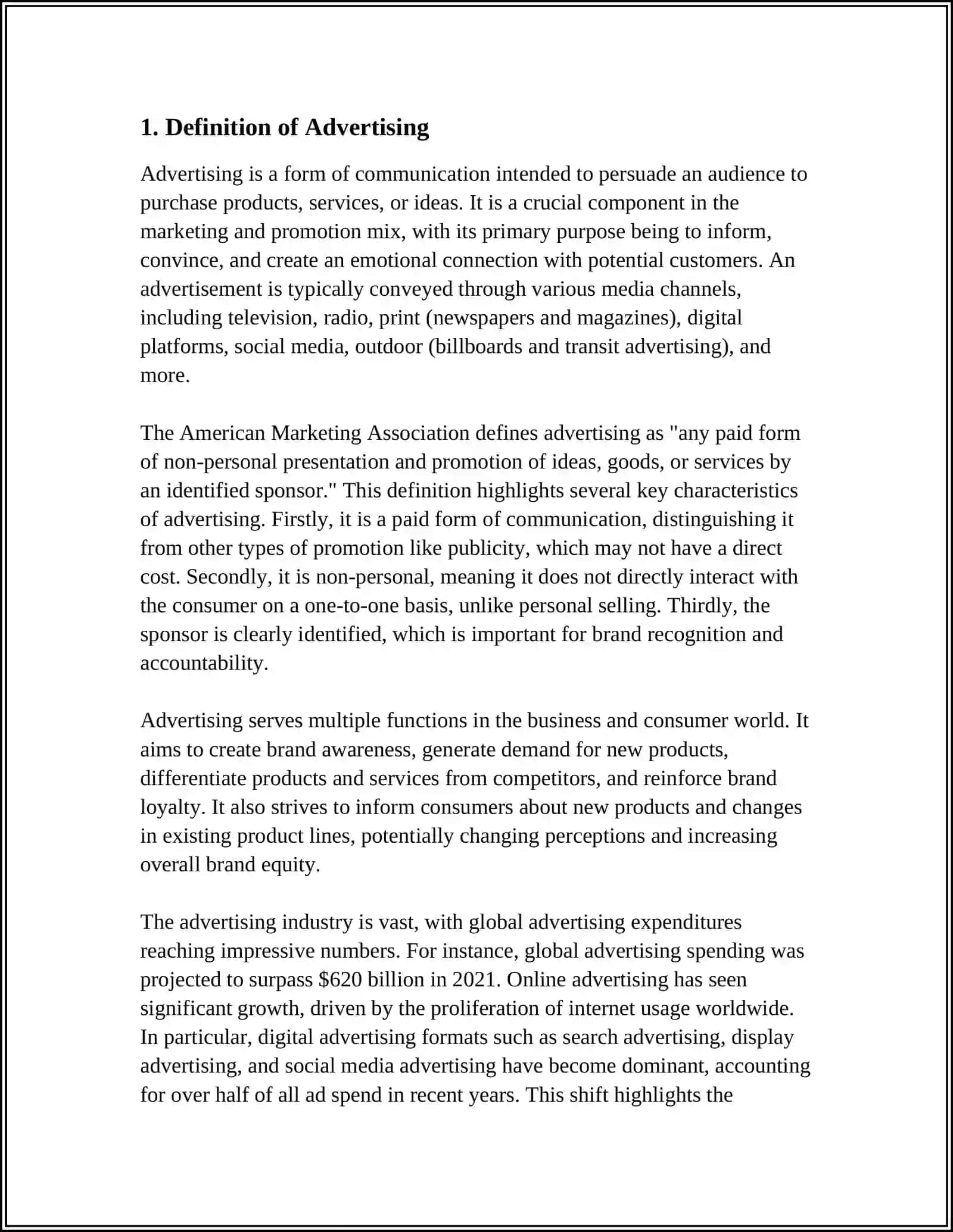 INTRODUCTION TO ADVERTISING 3