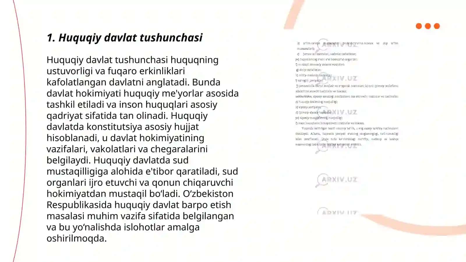 Huquqiy davlat va uning belgilari 3