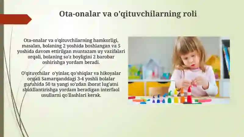 Maktabgacha yoshdagi bolalar bilan lug'at ishlari nazariy asoslari 3