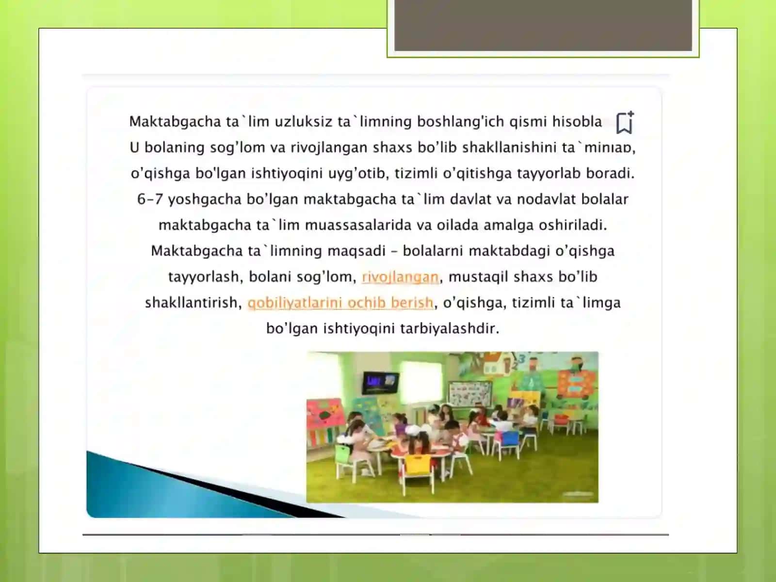 Maktabgacha talim tarixi 3