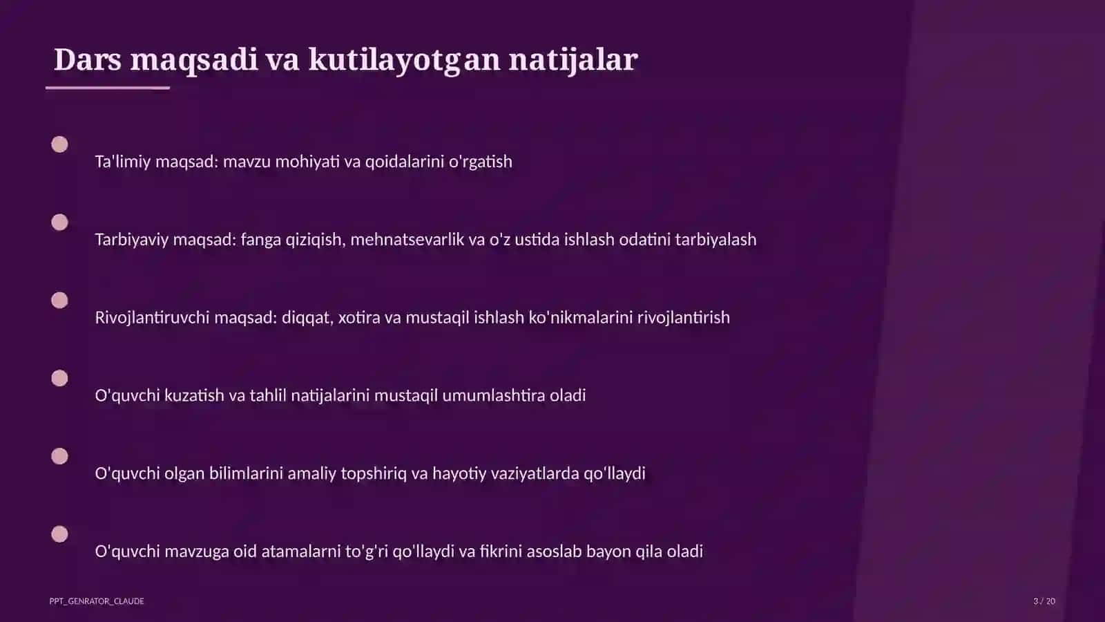 Rus tilida otlarning jinsi: rod (3-sinf) 3