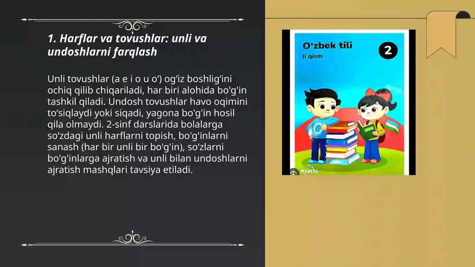 2sinf 2qism ona tili darsligi keltirilgan qoidalar ustida ishlash 3