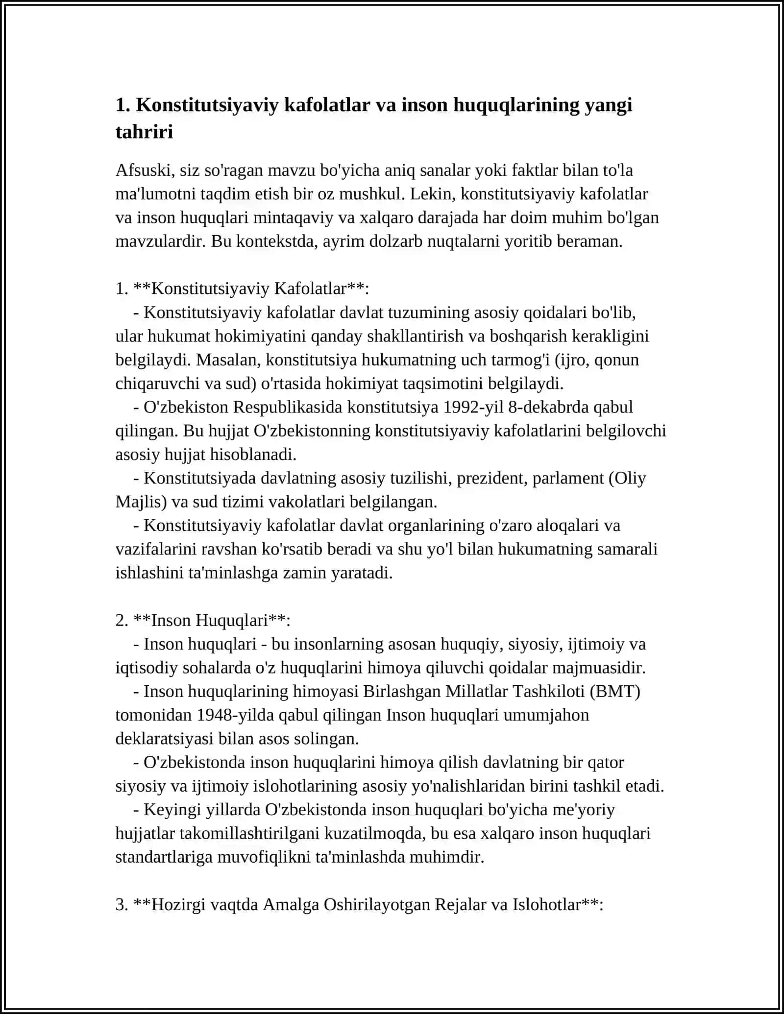 YANGI OBEKISTONDA INSON HAQ-HUQUQLARI VA ERKINLIKLARI KAFOLATINING YARATILISHI 3
