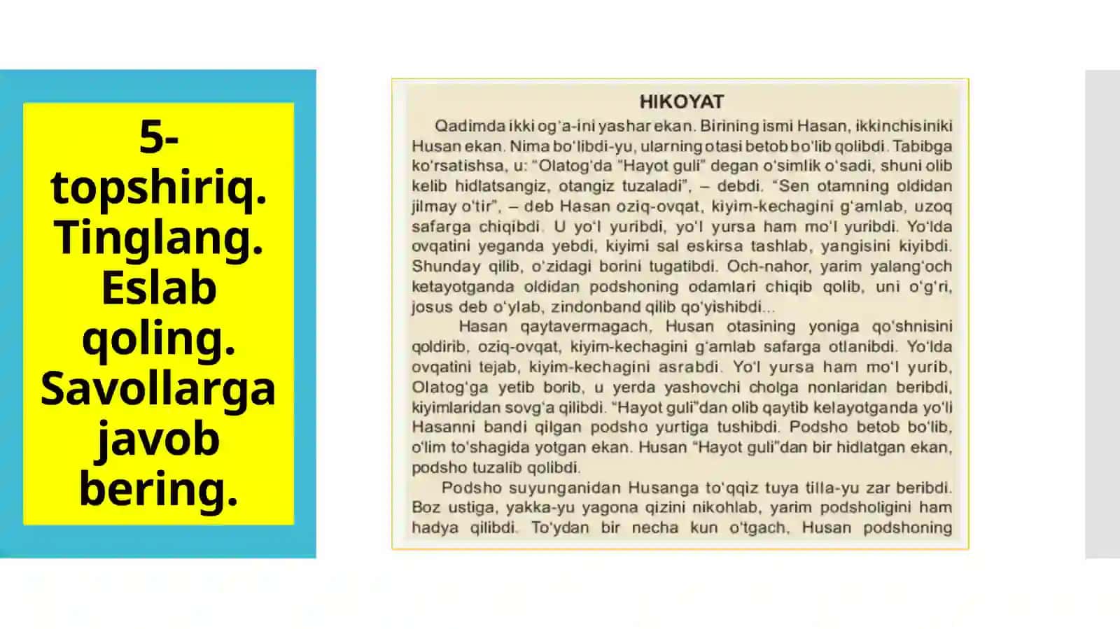 Omonimso‘zlar. Muomala odobi: Mavzuga oidqadriyatlar 3