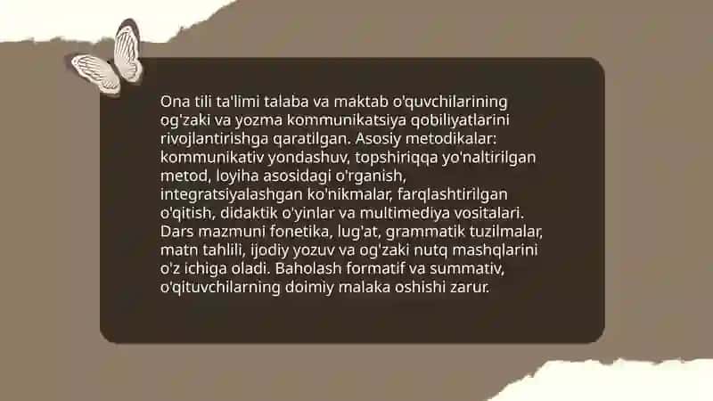 Ona tili ta'limi va uning metodikalari 3