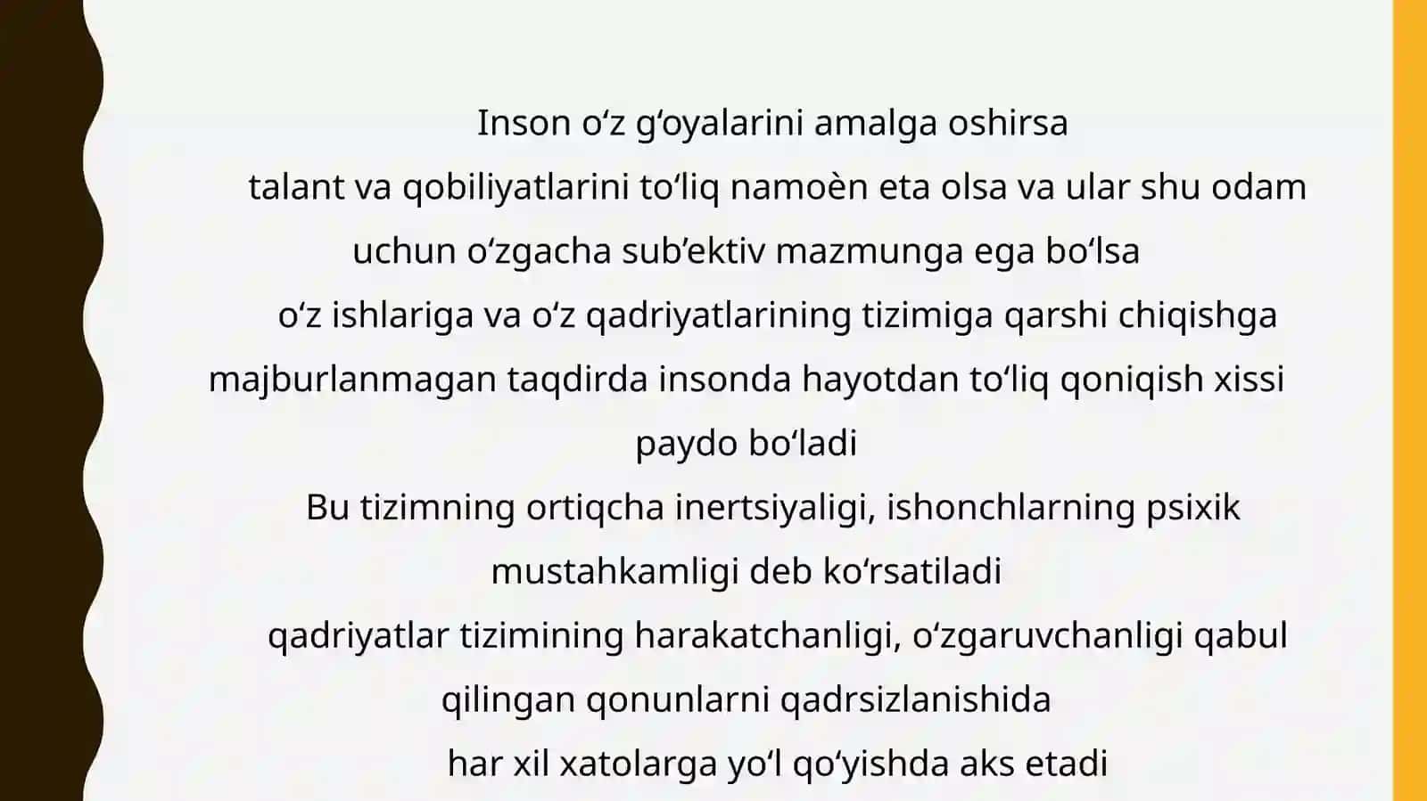 Yangilik kiritishlarga qarshilik ko’rsatuvchi 3