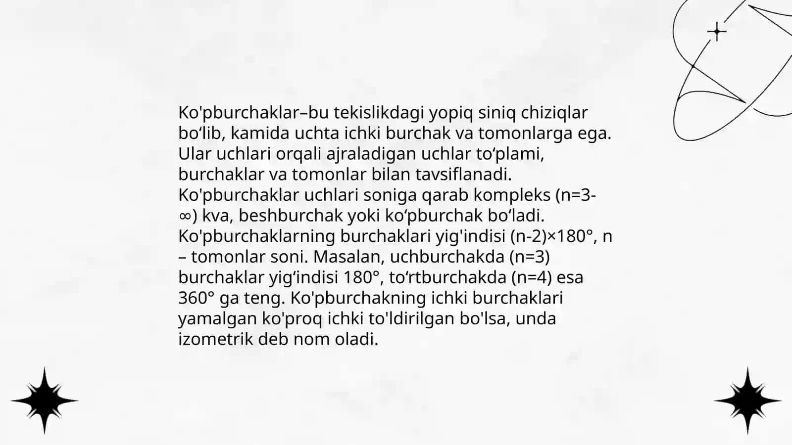 Geometriya kursida ko'pburchaklarni o'qitish metodikasi 3