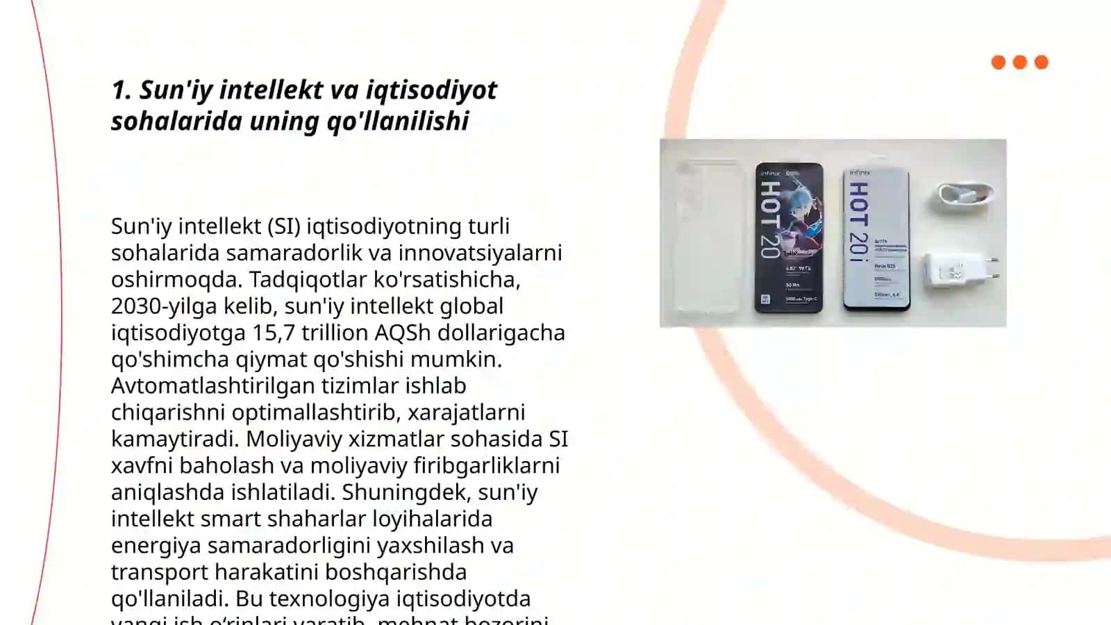 Sun'iy intellekt va iqtisodiyot sohalarda sun’iy intellektdan foydalanish xususiyatlari 3