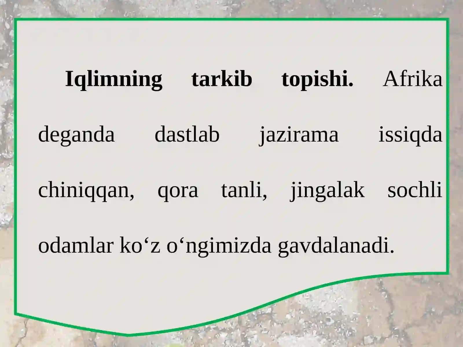 Materik iqlimining xususiyatlari 3