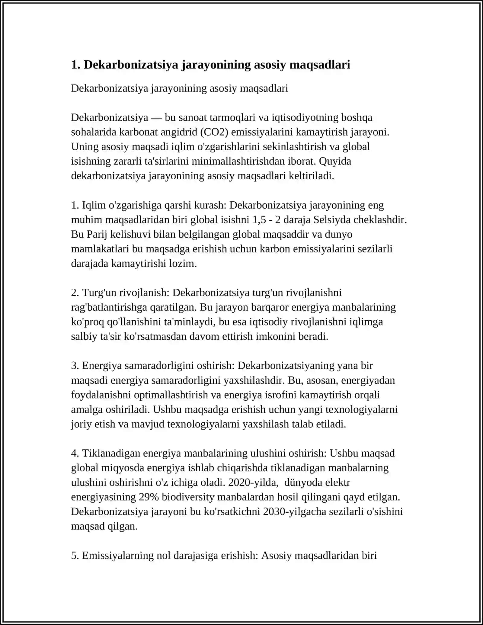 DEKARBONIZATSIYA JARAYONLARI 3