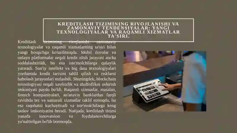 Kreditlash tizimining rivojlanishi va zamonaviy tendensiyalar 3