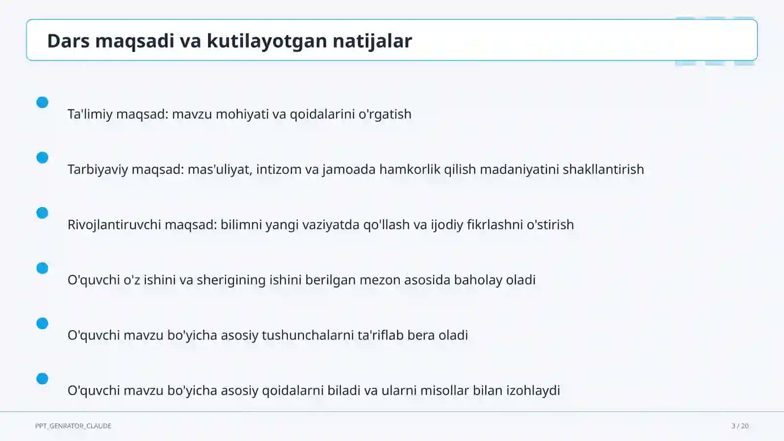 Interfaol metodlar: Klaster va Aqliy hujum 3