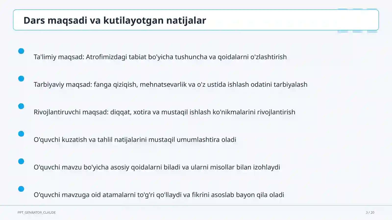 Atrofimizdagi tabiat (1-sinf) 3