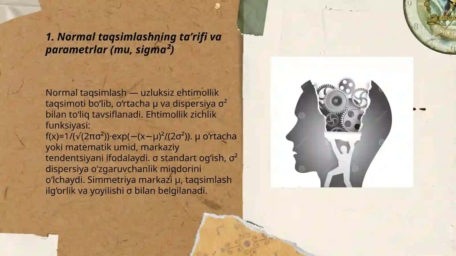 Normal taqsimlash qonuniyatlari 3