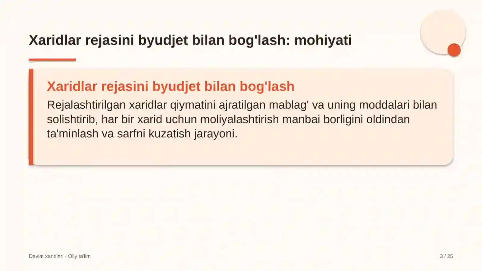 davlat fuqarolik xizmatida xaridlar rejasini byudjet bilan bog'lash 8674 3