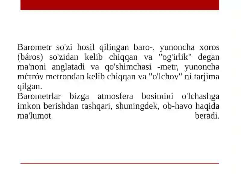 Raqamli barometr 3