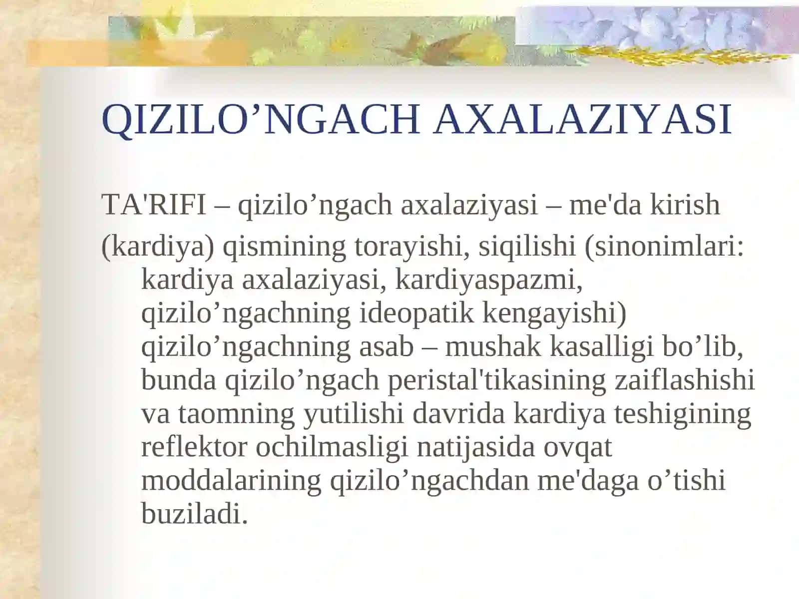 QIZILO’NGACHAXALAZIYASI 3