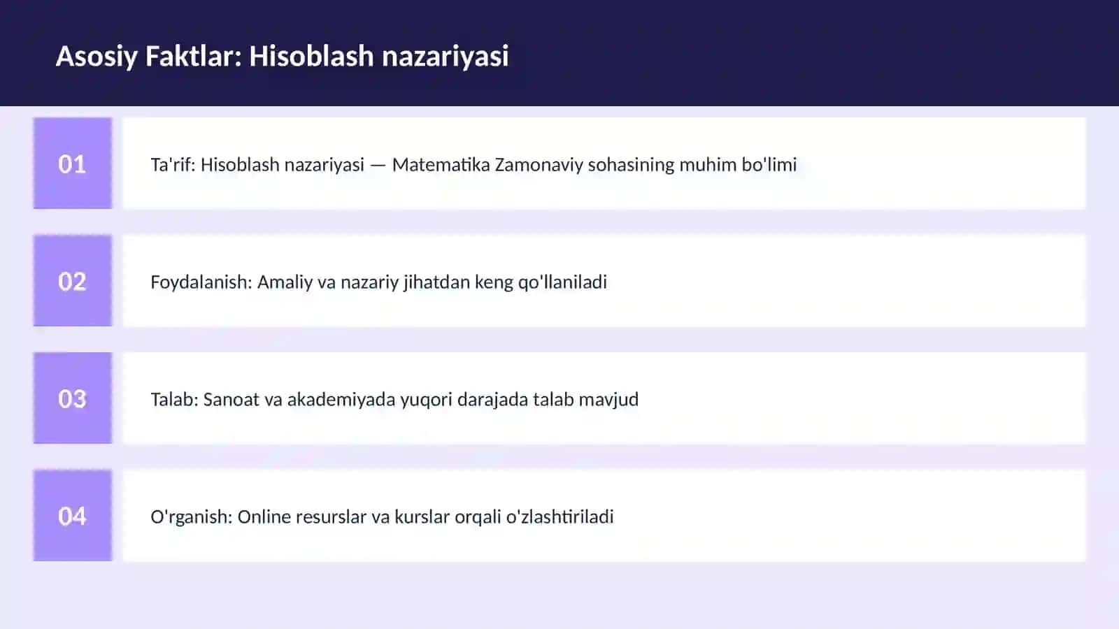 Hisoblash nazariyasi 3