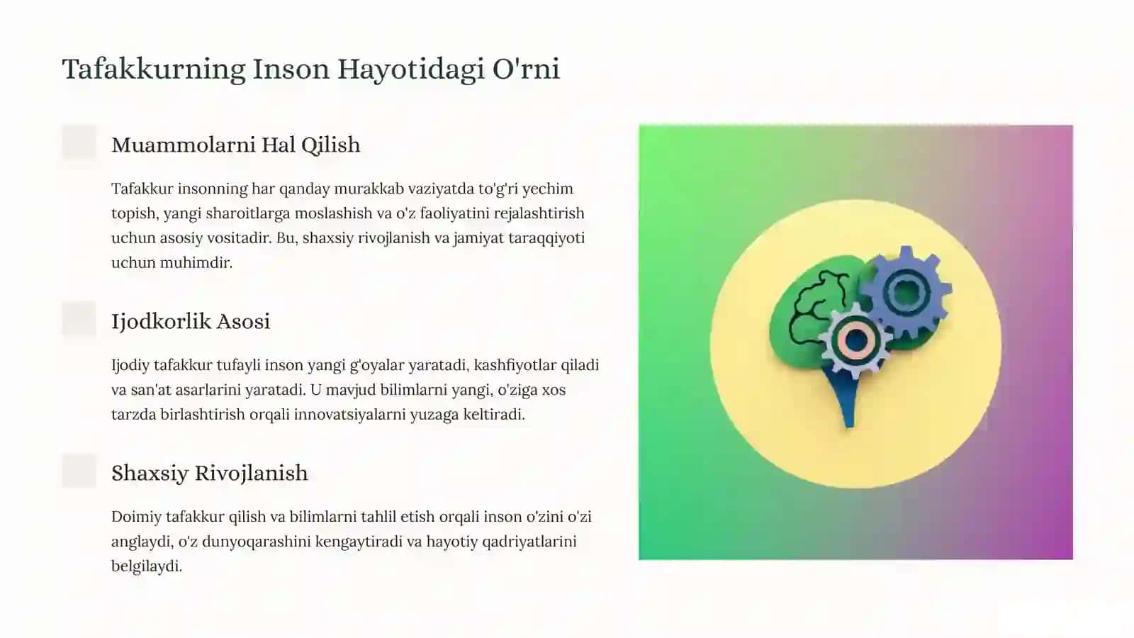 Tafakkur: Barcha Bilimlarning Asosi 3