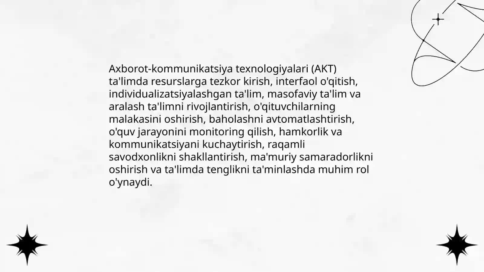 Axborot-kommunikatsiya texnologiyalari (AKT) ta'limda roli 3