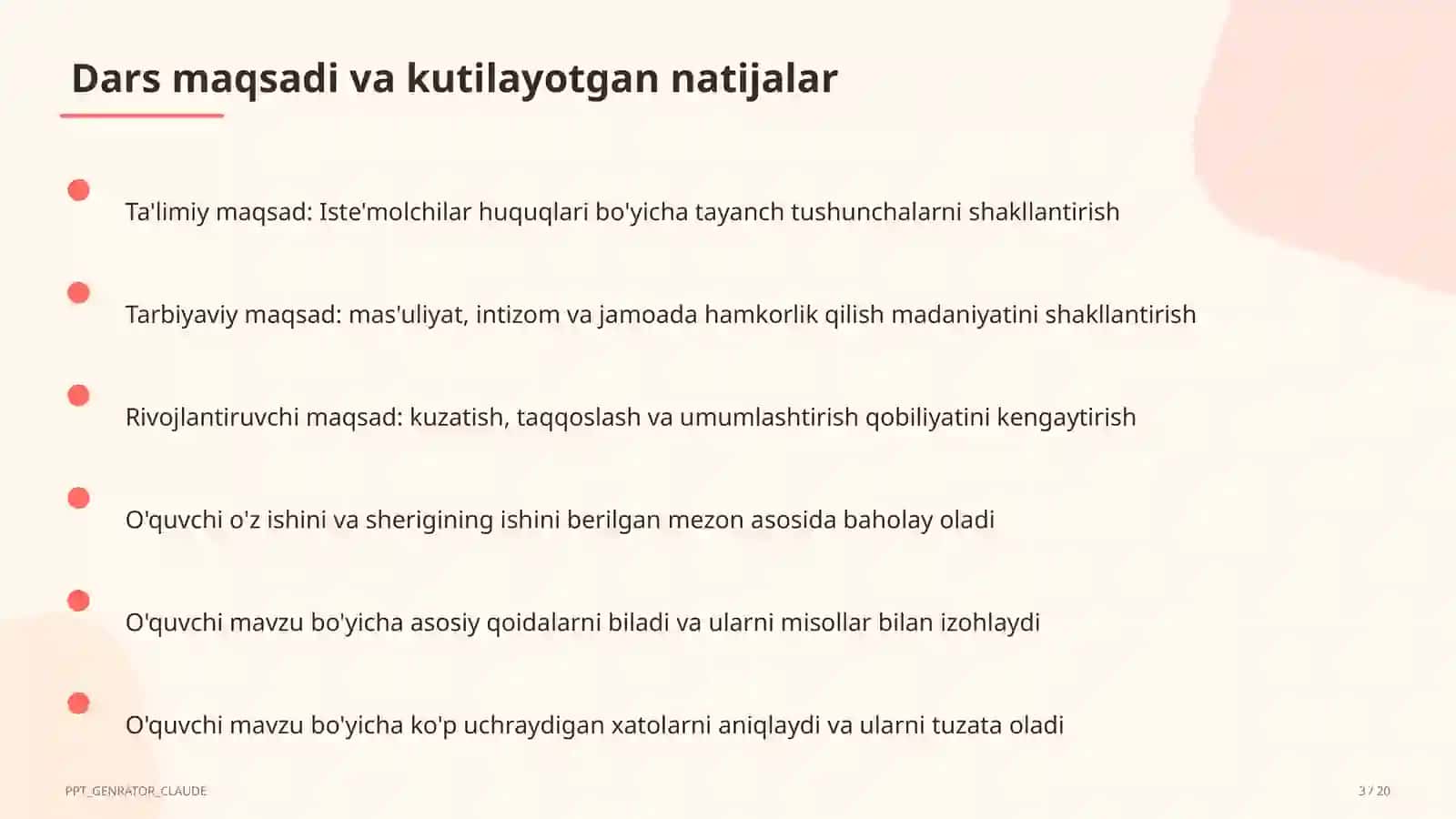 Iste'molchilar huquqlari (10-sinf) 3