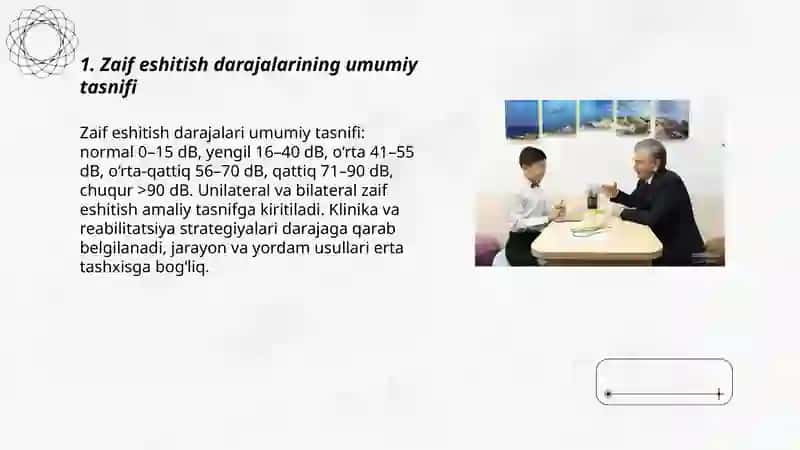 Zaif eshituvchi insonlarning darajalari 3