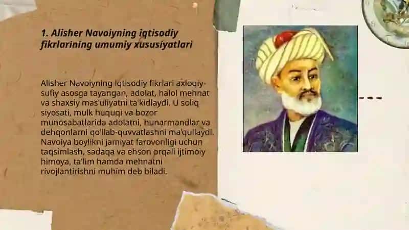 Alisher Navoiyning "Mahbub ul-kulub" va boshqa asarlaridagi iqtisodiy g'oyalar 3