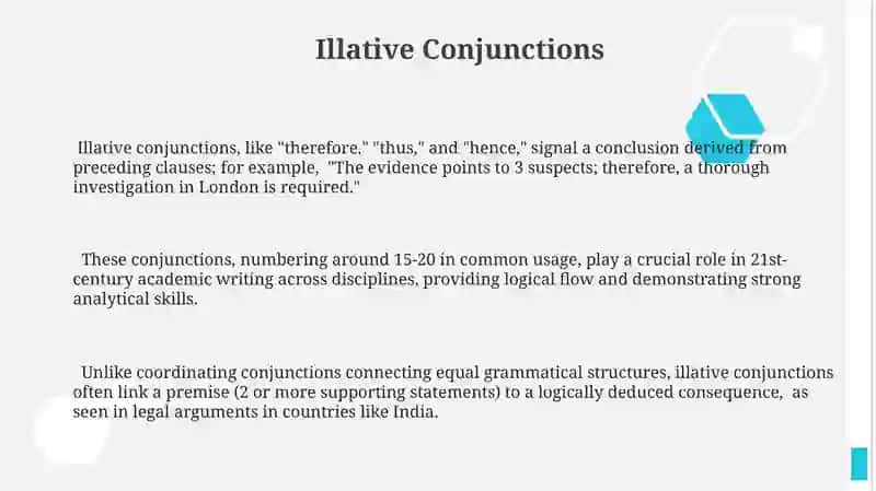 Illative Conjunctions 3