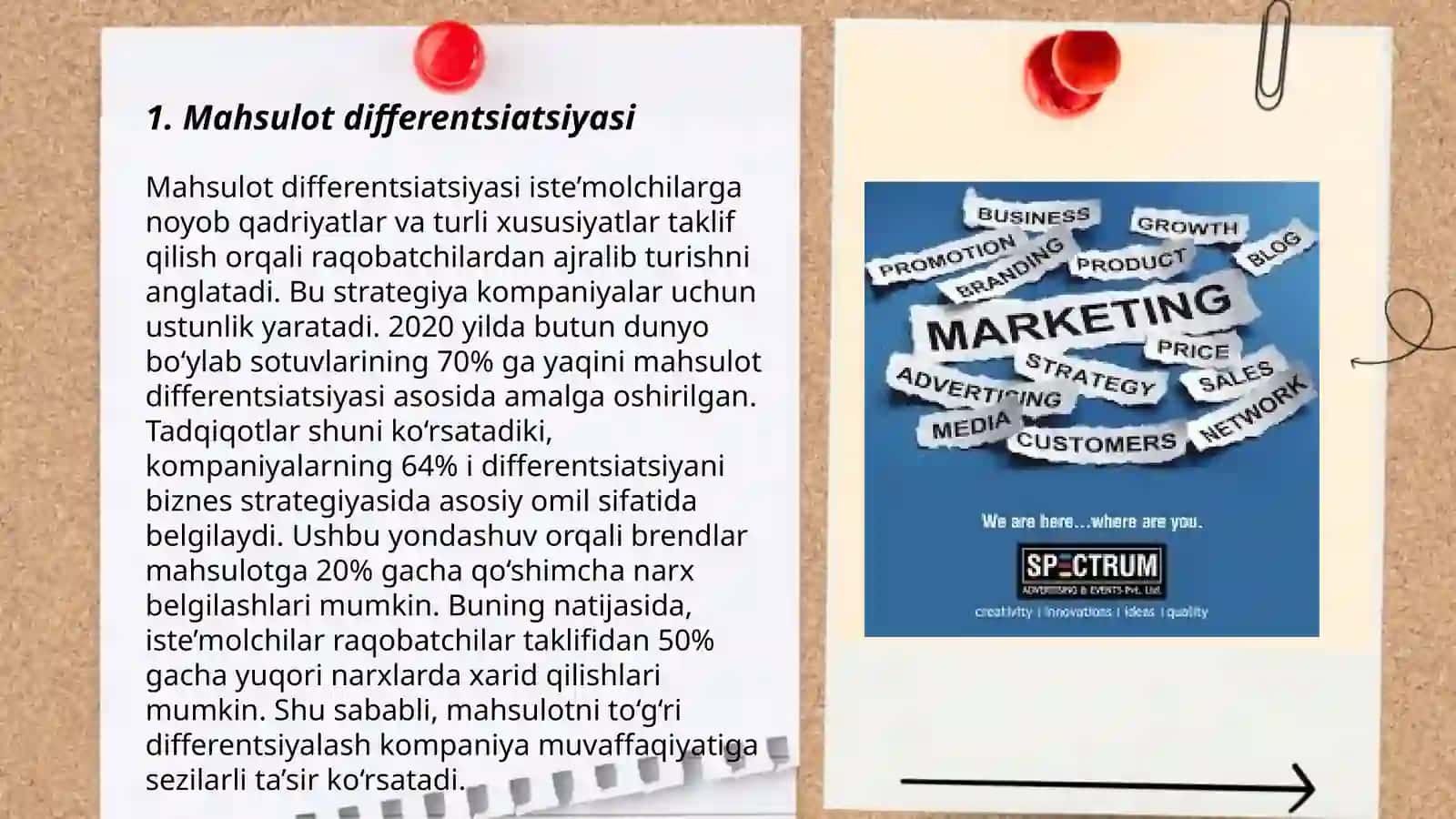 Mahsulot Differentsiatsiyasi 3