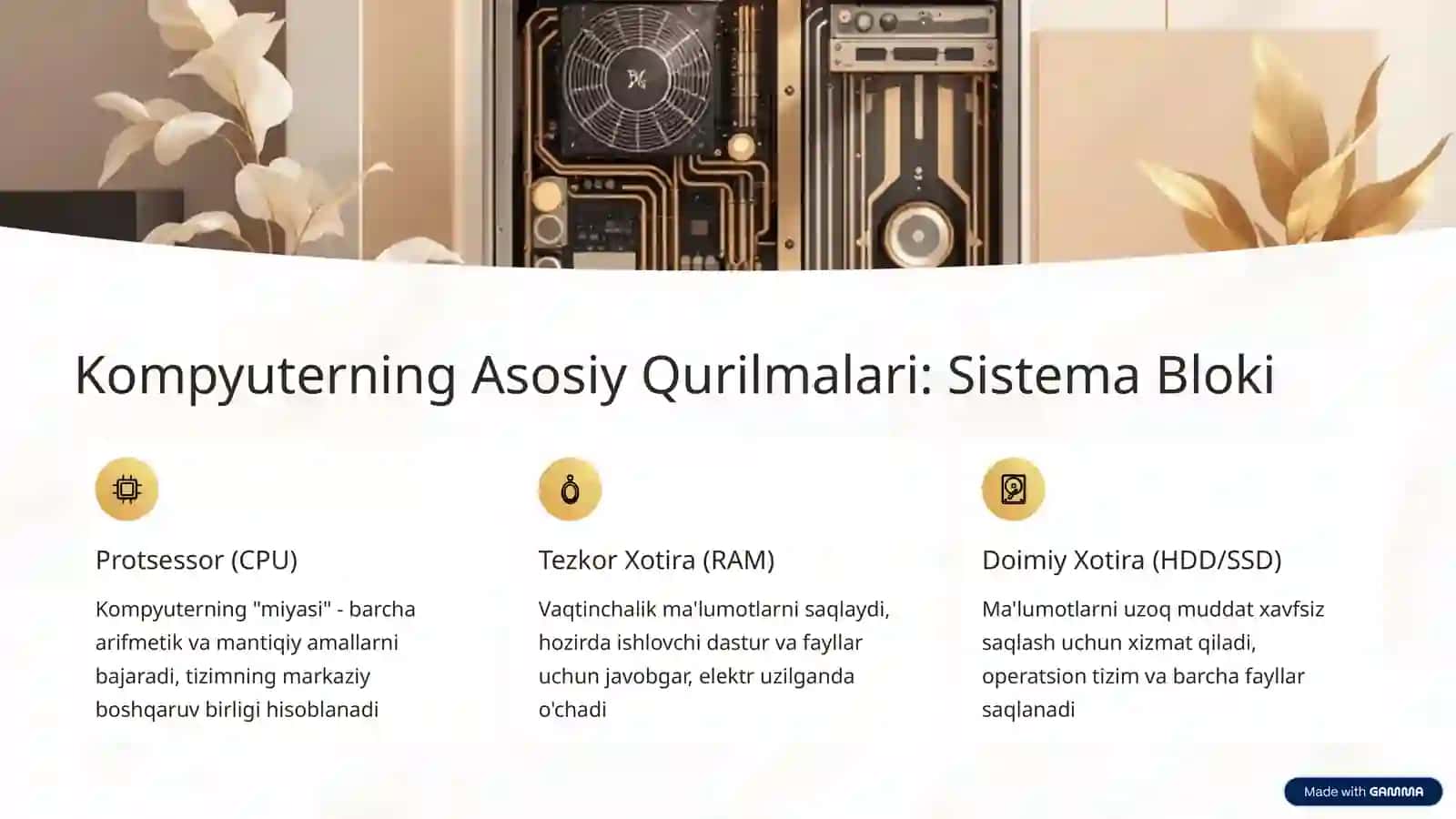 Kompyuter Qurilmalari: Tarixdan Zamonaviy Texnologiyalargacha 3