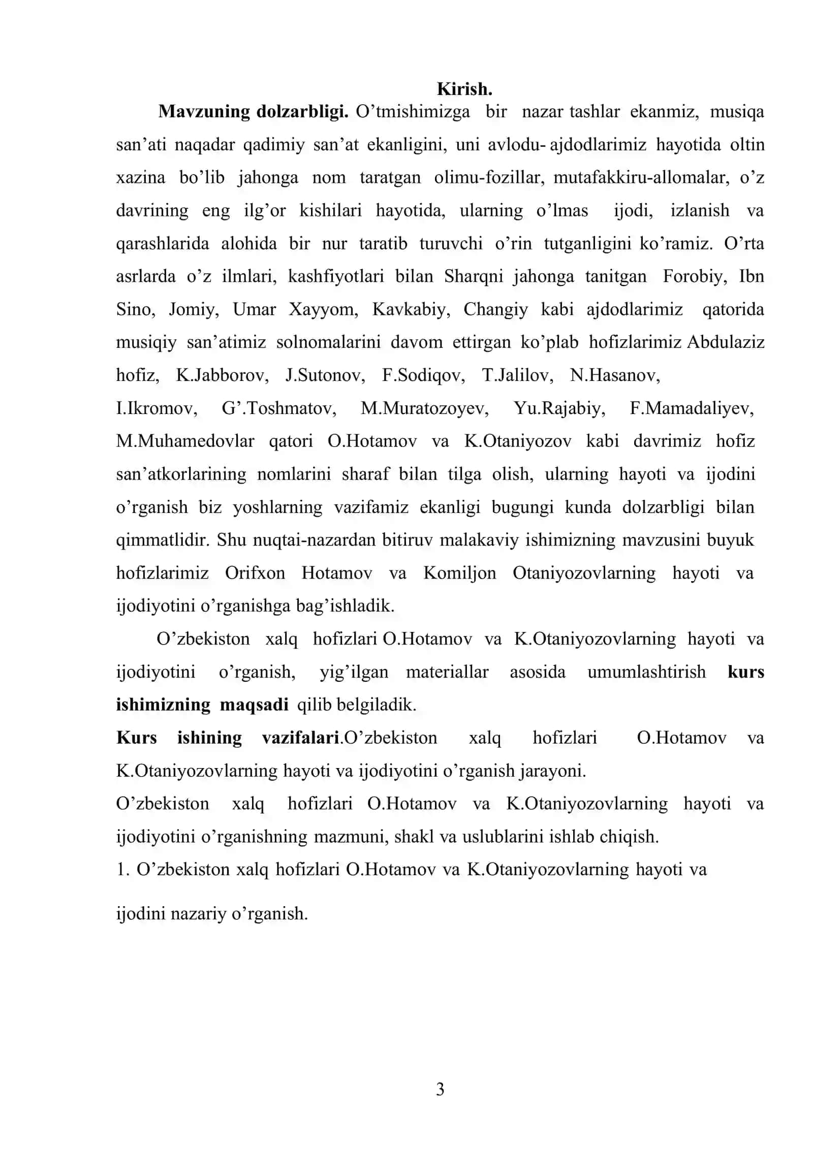O'ZBEK BASTAKORLARI Hofiz va sozandalar piri Hoji Abdulaziz Abdurasulov 3