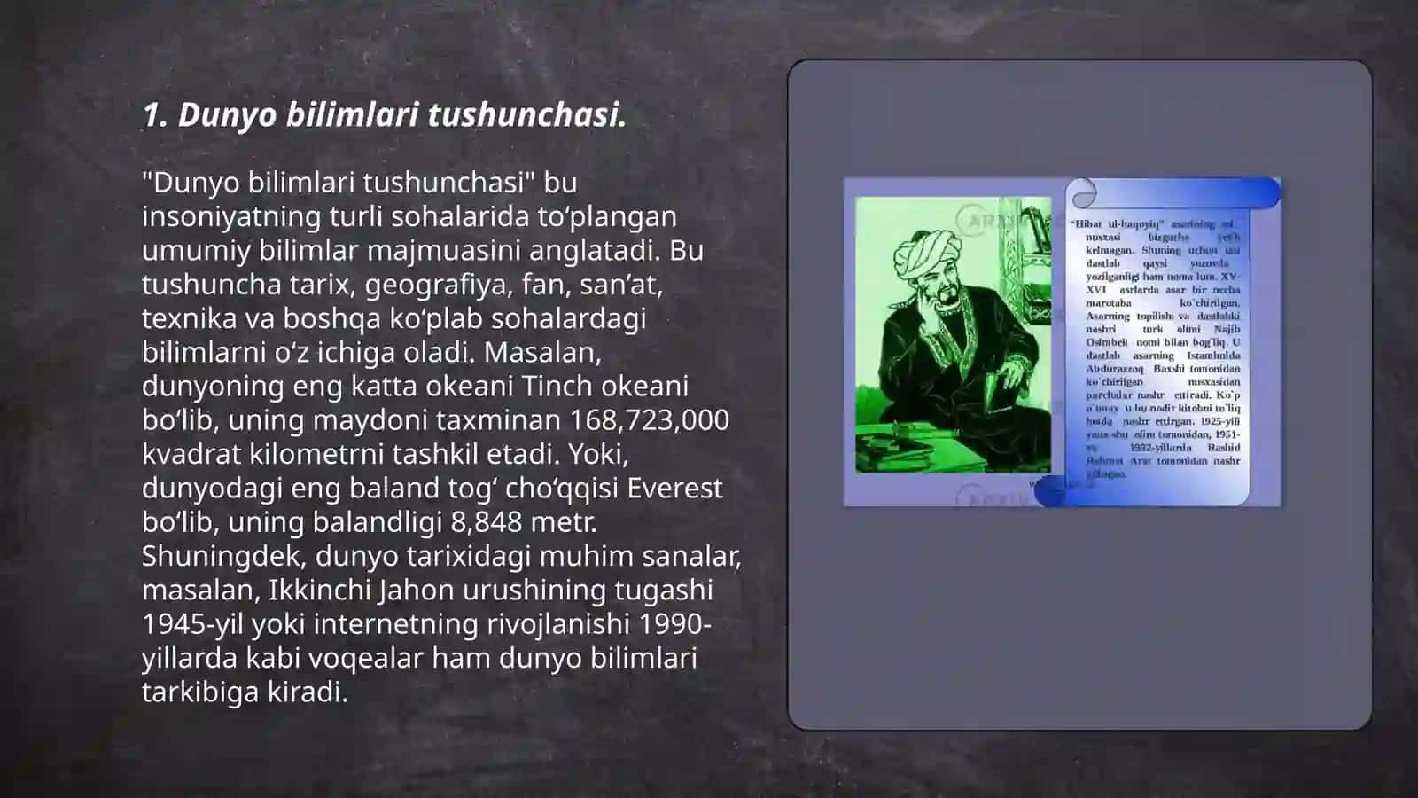 Dunyoviy bilimlar va diniy bilimlar mutanosibligini ta'minlashning ahamiyati 3