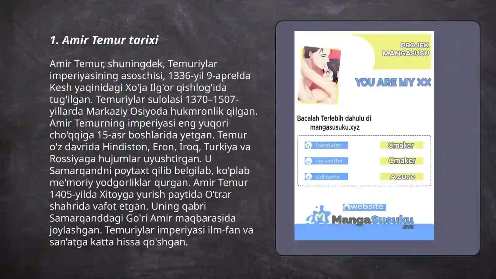 Amir Temur Tarixi 3