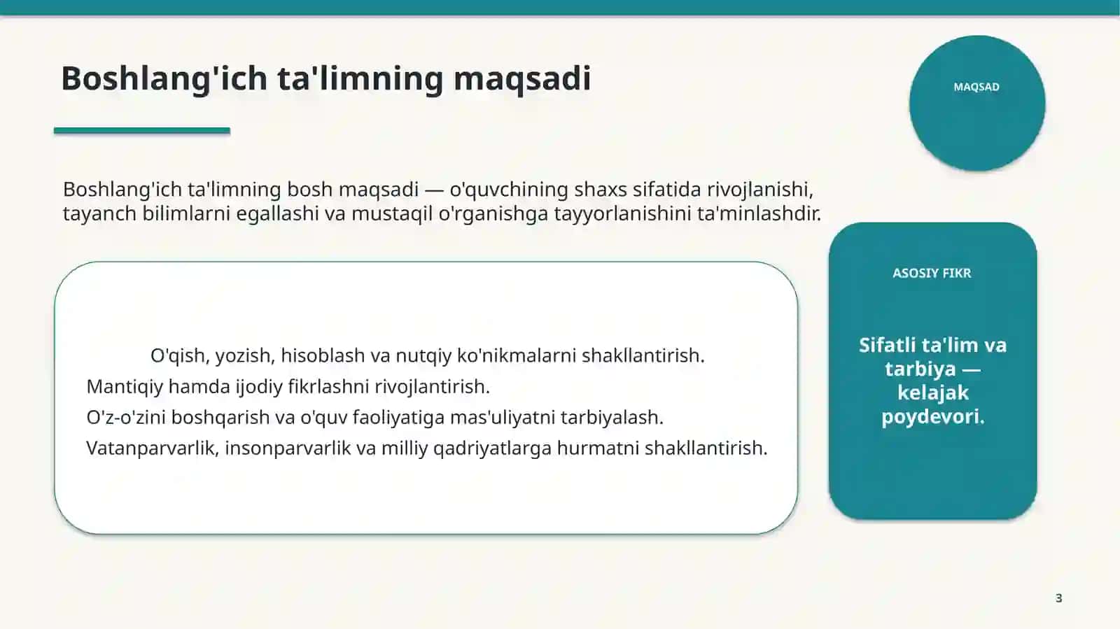 Boshlang'ich ta'lim va kasbiy kompetentlik 3