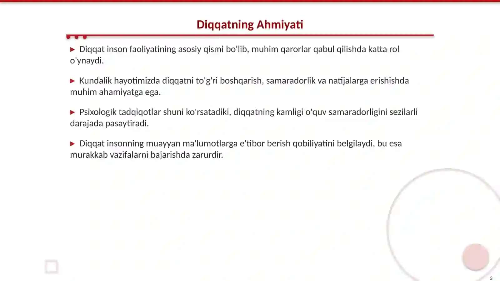 Tushuncha va Nerv Fiziologik Asoslari 3