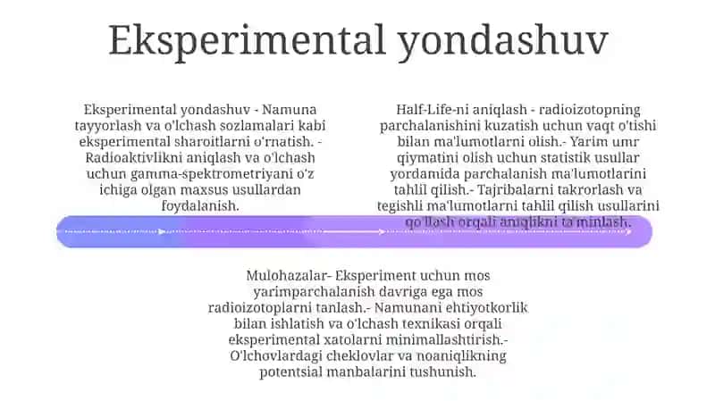 Uzoq Yashovchi Radioaktiv Izotopning Yarim Yemirilish Davrini Aniqlash 3