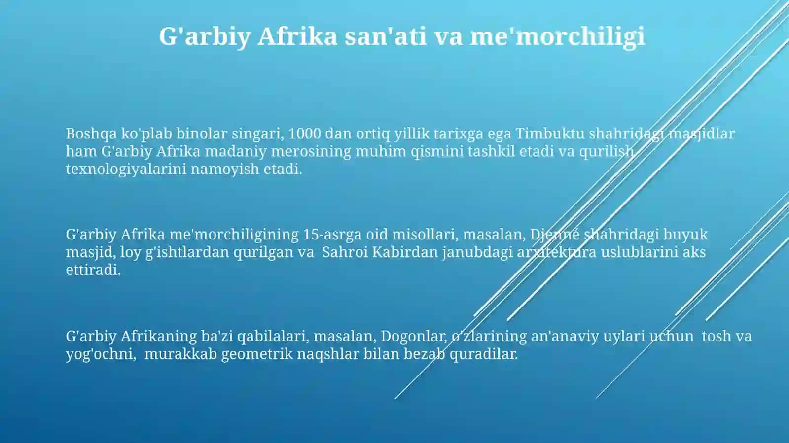 G'arbiy Afrika Xalqlari Tarixi 3