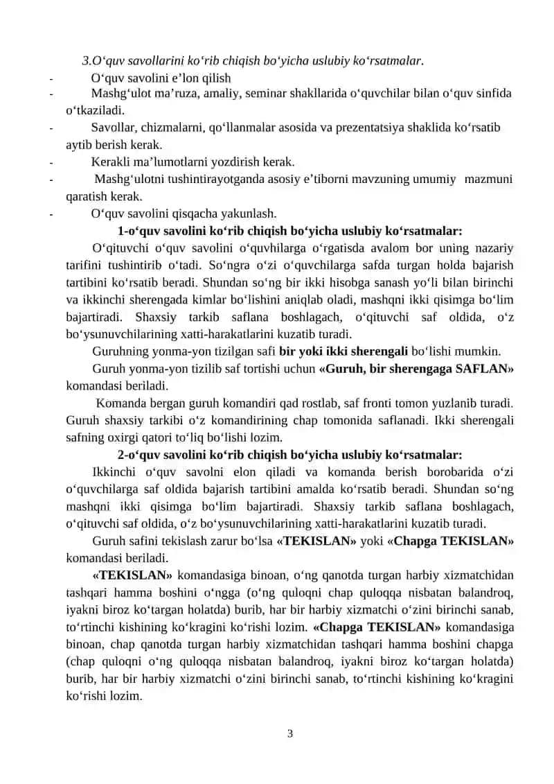 CHQBT fanidan 10-11-sinflarga  2025-2026 o'quv yili uchun ish reja va konspekt 3