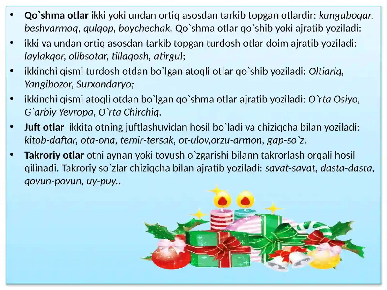 Esonaliyeva Dilfuzaning onatili va adabiyot fanidan qilgan taqdimoti 3