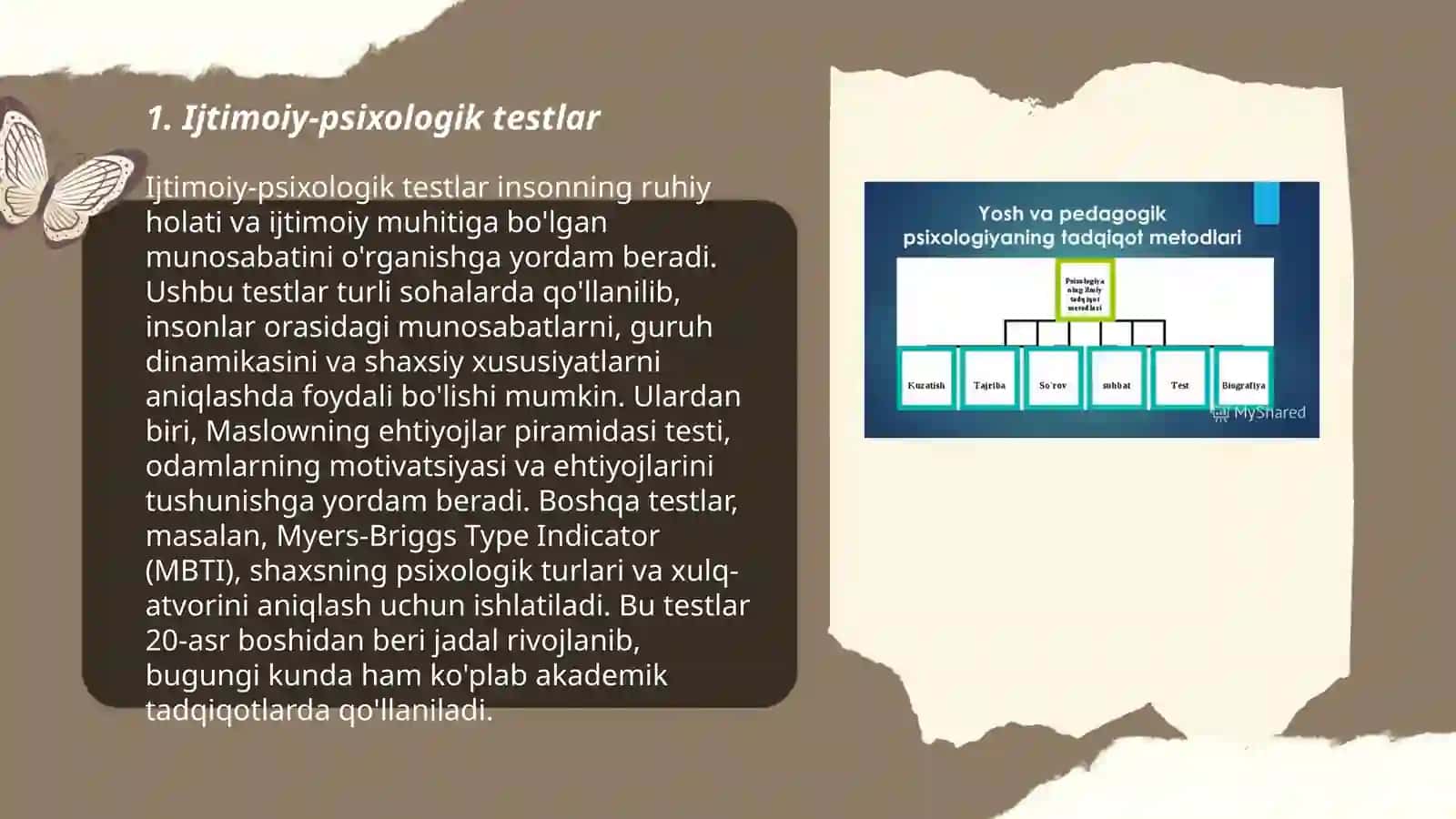 Testlarni moslasgtirish (eksperimental psixologiyada) 3
