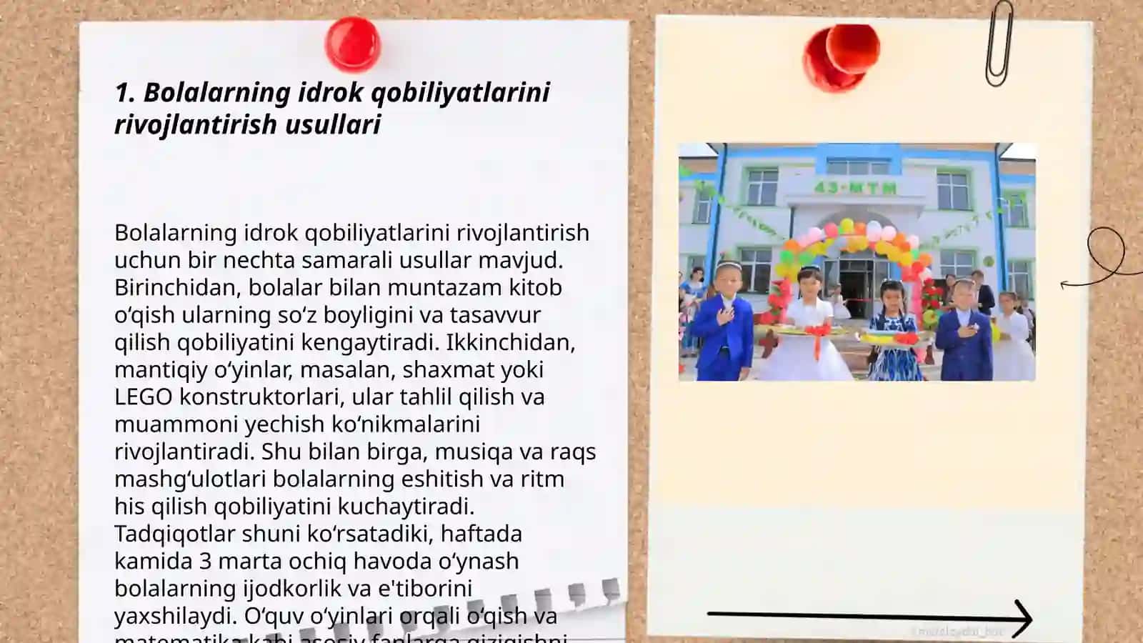 Maktabgacha yoshdagi bolalar idrokining rivojlanishi 3