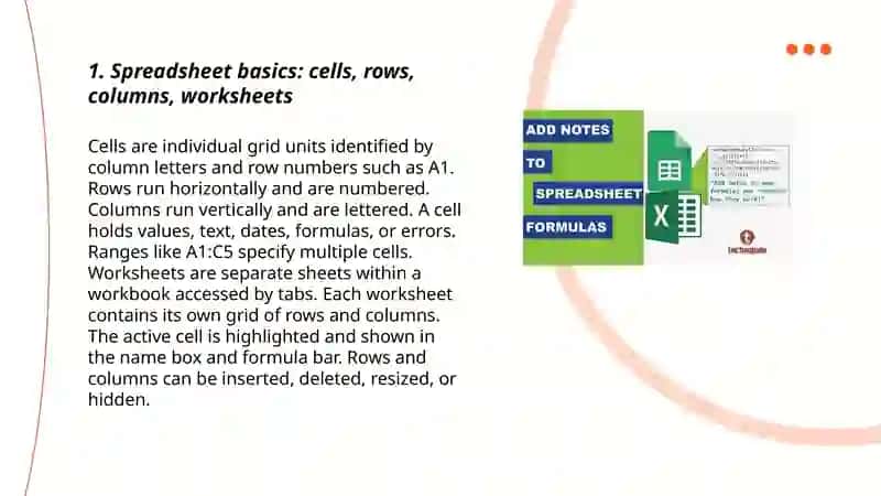 SPREADSHEETS AND FORMULAE 3