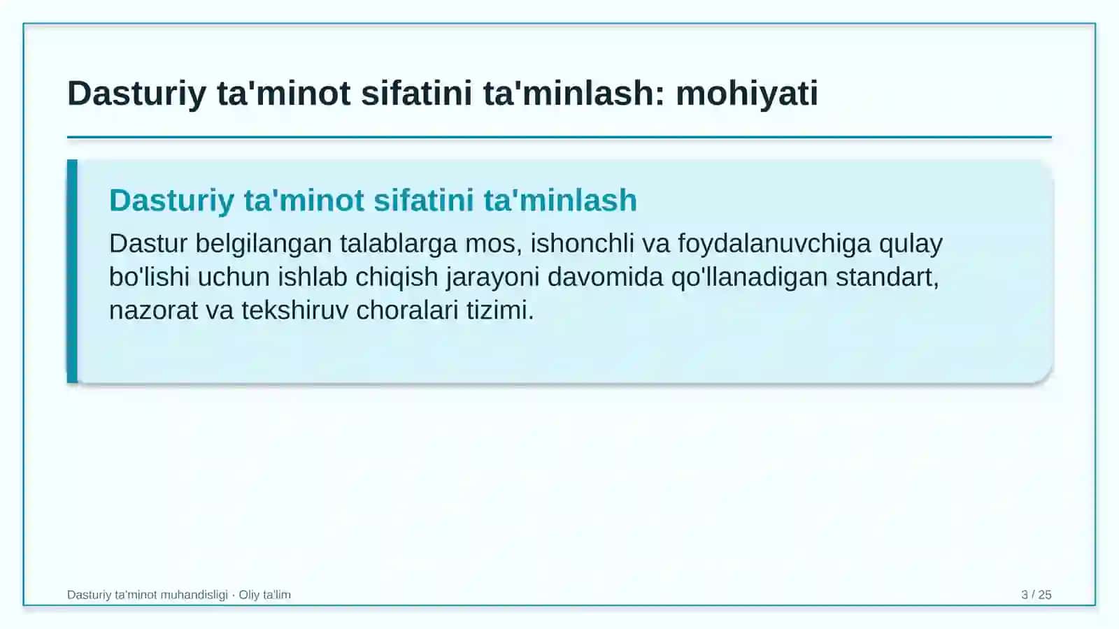 suzish havzalarida dasturiy ta'minot sifatini ta'minlash 8650 3