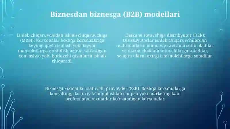 Elektron Biznes Modellari 3