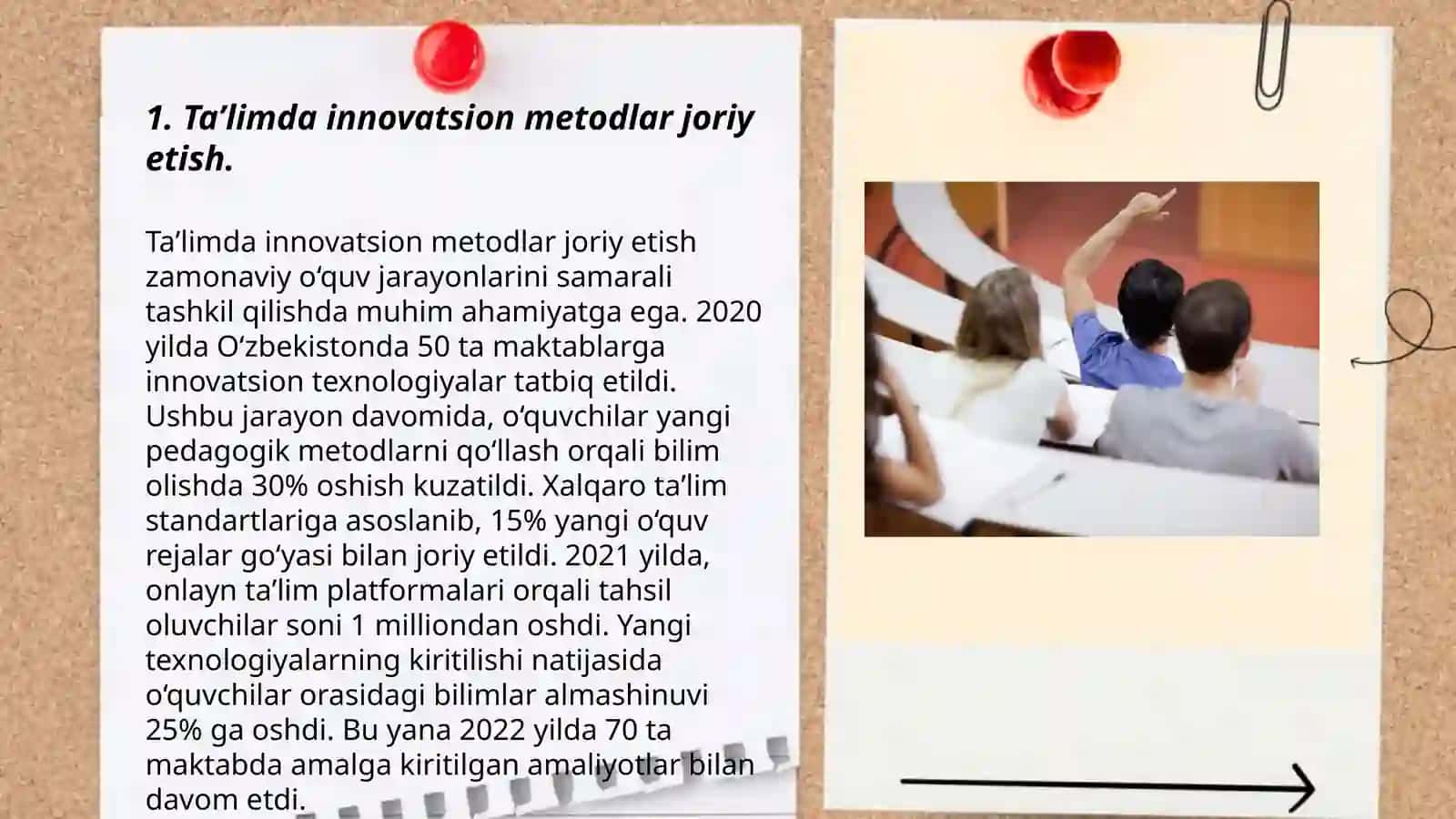 Taʼlim sifati, ochiqligi va samaradorligini oshirish uchun nostandart qarorlardan foydalanish 3