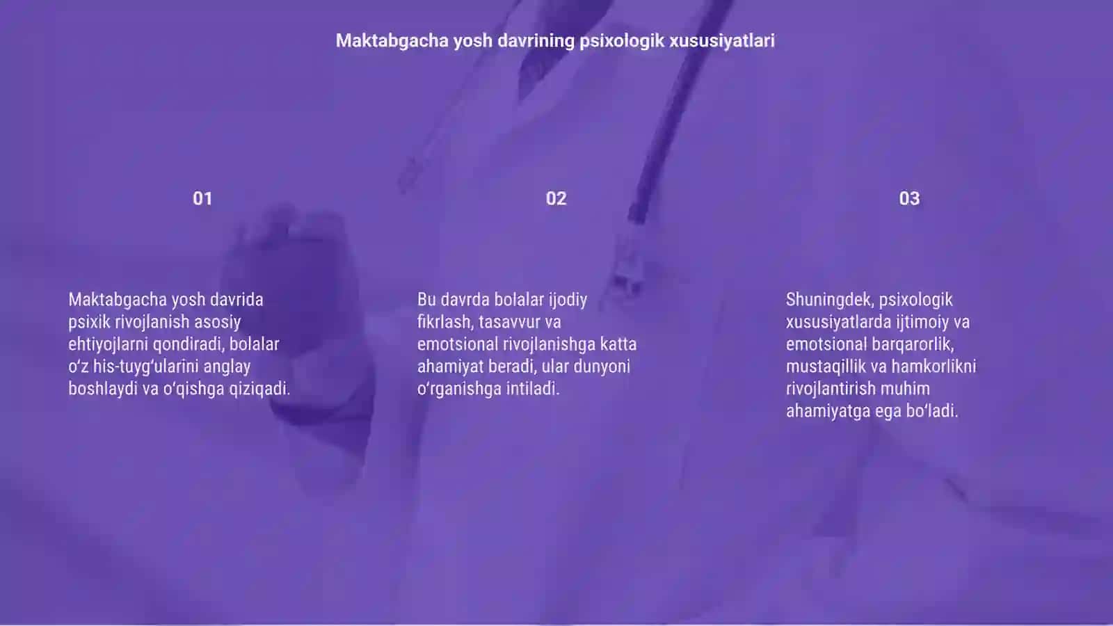 Maktabgacha yosh davirda pisixolgik taraqqiyot 3