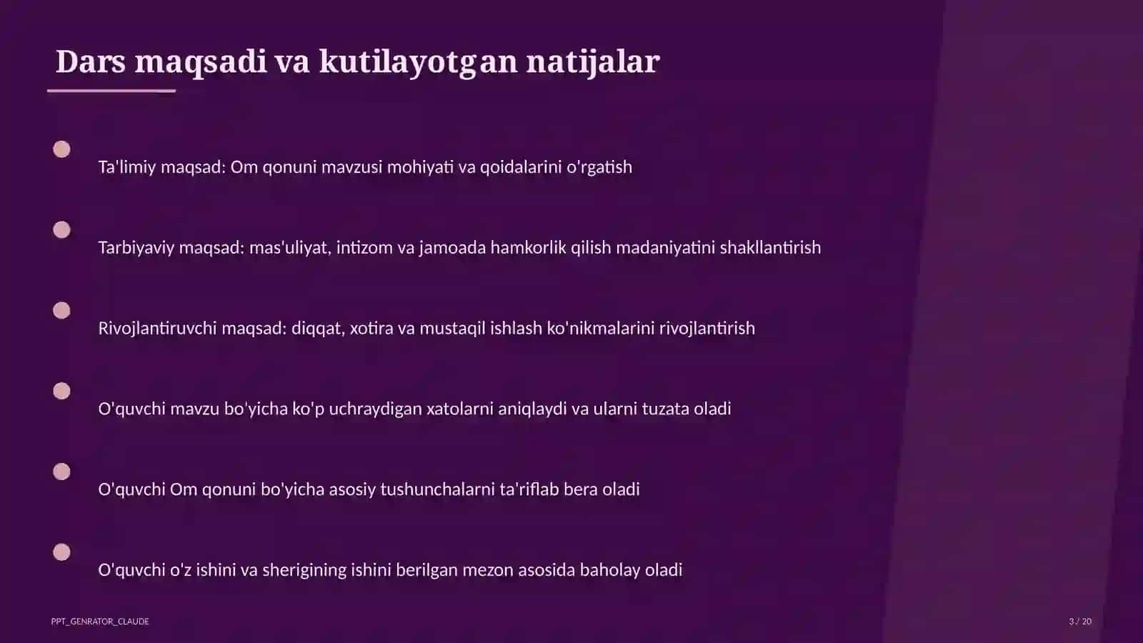 Om qonuni (8-sinf) 3