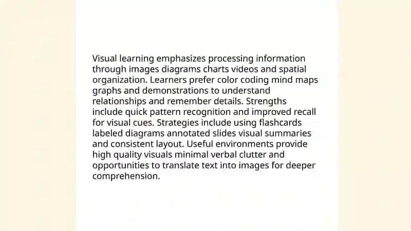 Learning styles 3