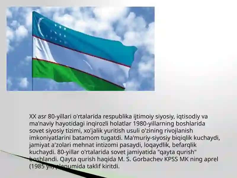 O’zbekistonda ijtimoiy iqtisodiy o’zgarishlar 3